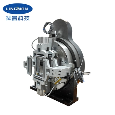 풀 스트로크 중공 전문 공압 프론트 척 F130CF 4 조, 0.2-0.9Mpa 압력에서 파이버 레이저 절단용