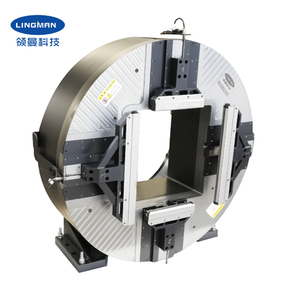 산업용 레이저 절단용 25KN 클램핑 힘으로 640mm 큰 홀로 레이저 로터리 프론트 척